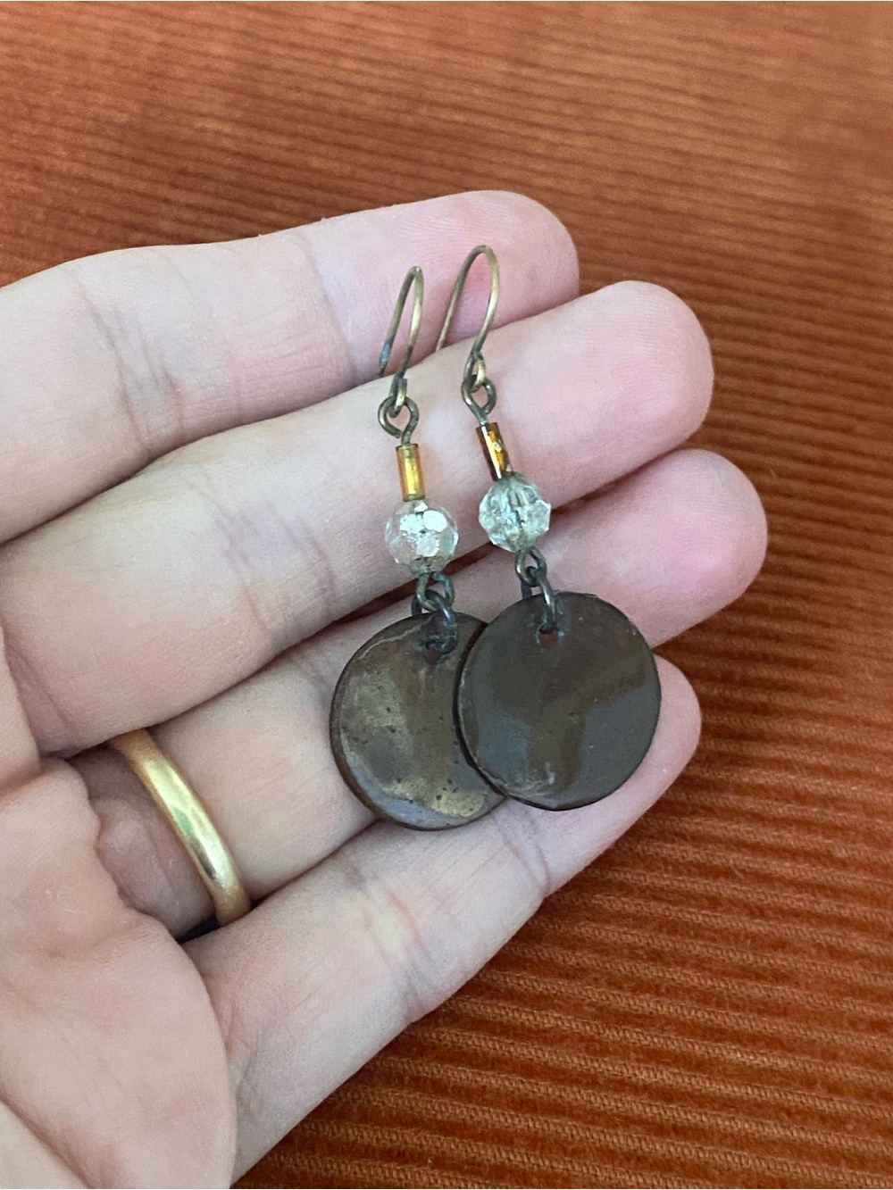 Vintage Handcrafted Dangle Earrings